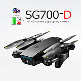 ZLL ​2019 SG700-D Folding WiFi FPV RC Drone 4K 1080P HD Dual Camera Optical Flow Real Time Gesture Aerial Photo Video RC Quadcopter
