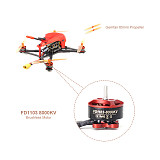 HGLRC ToothPick Parrot120 2-3S Micro FPV Racing Drone BNF 120mm Wheelbase F411 Flight Control 13A 4in1 ESC 1103 8000KV Motor Racing Drone