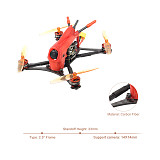 HGLRC ToothPick Parrot120 2-3S Micro FPV Racing Drone BNF 120mm Wheelbase F411 Flight Control 13A 4in1 ESC 1103 8000KV Motor Racing Drone