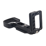 BGNING CNC Aluminum Vertical Shoot Quick Release L Plate Bracket Holder Hand Grip for Sony A6400 Dslr Camera Support With Cold Shoe