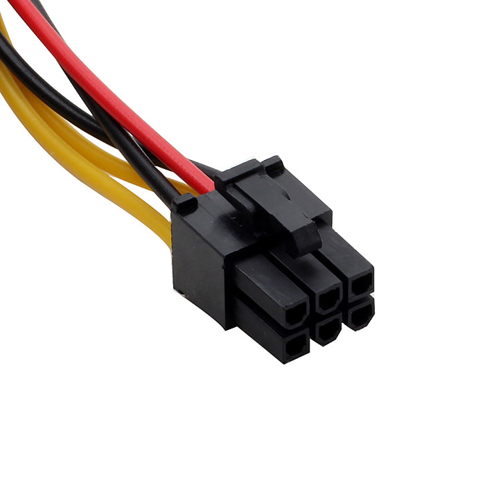 5pcs/10pcs XT-XINTE 18cm Power Adapter Cable 4 Pin Molex to 6 Pin PCI-Express PCIE Video Card Power Converter Adapter Cable High Quality