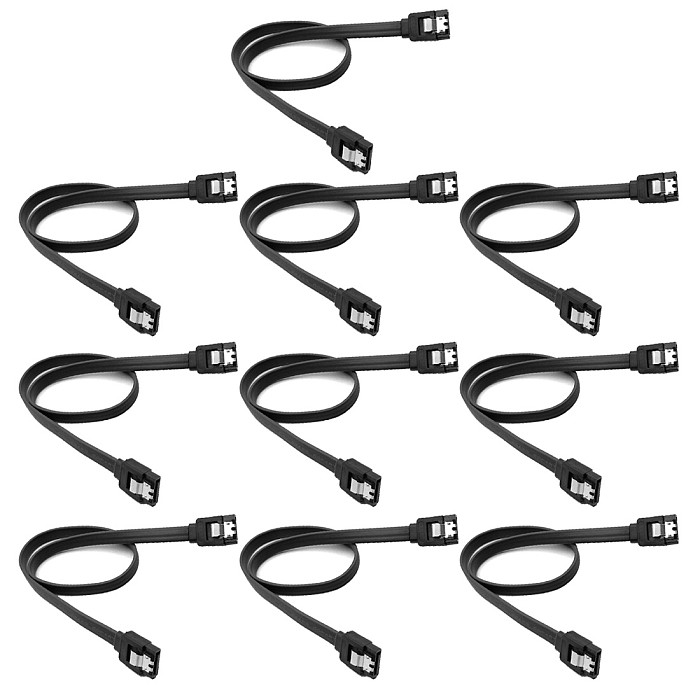 XT-XINTE 5 pcs / 10 pcs 40 cm A Dual Channel SATA 3.0 SATA 3.0 III SATA3 Cable 6 GB / s Straight Data Cable SAS Cable Hard Disk Data Cable