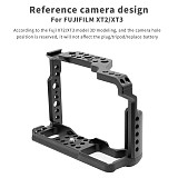 BGNING CNC Aluminum Cage Camera for Fujifilm X-T3 / XT3 / XT2 / X-T2 DSLR Photography Stabilizer Rig Protective Case Quick release holder