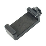 BGNING 1/4  Flash Cold Shoe Screw Adapter Tripod Mount Phone Clip Holder For DSLR Camera