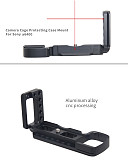 BGNING CNC Aluminum Vertical Shoot Quick Release L Plate Bracket Holder Hand Grip for Sony A6400 Dslr Camera Support With Cold Shoe