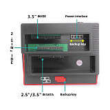 XT-XINTE SATA HDD Docking Station 2.5/3.5  SATA IDE HDD Docking Station Clone USB 2.0 HUB support MS/M2/XD/CF/SD/TF Card Reader 480 Mbps