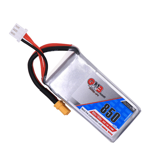 Gaoneng GNB 850mAh 2S 7.4V Lipo Battery JST Plug or XT30 Plug for FPV Racing Drone RC Quadcopter Drone Helicopter Toy parts