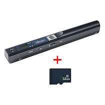 XT-XINTE Mini Handheld Scanner 900DPI LCD Display JPG/PDF Format Document Image A4 Book Scanner with 32G Micro SD/TF Flash Card