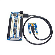 ITHOO 32 bit 33MHz Mini PCI-e to Dual PCI Expansion Card PCI Slot Support Capture Card Gold Tax Card Sound Card Parallel Port Card