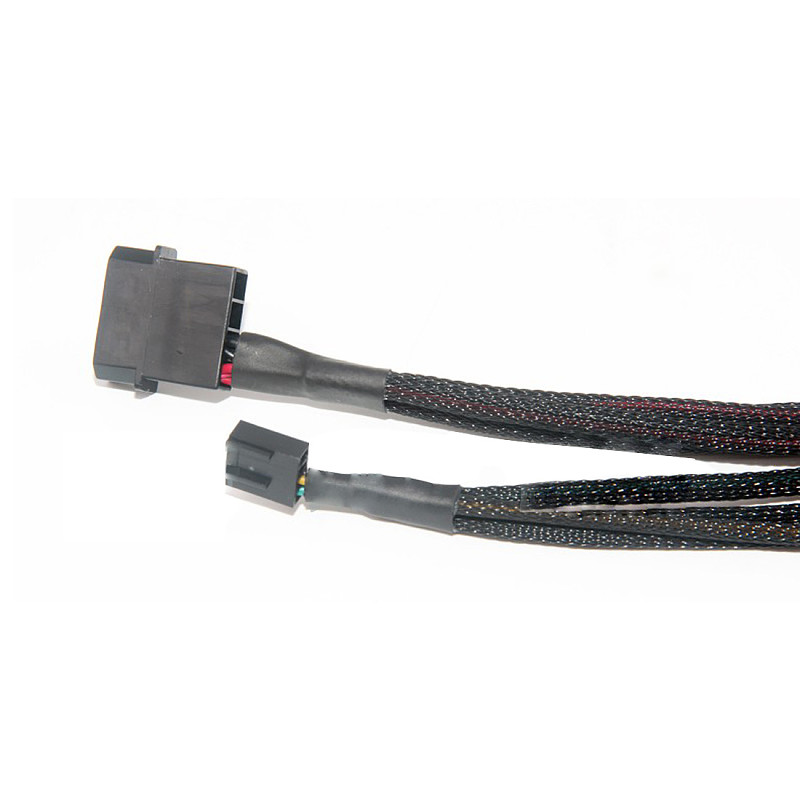 XT-XINTE ​Motherboard CPU 4 Pin Fan Extension Cable PWM 1 to 3 Ways 4P Computer PC Adapter Cable Frame Case Fan Fan Power Splitter Multiplier 24AWG 30cm