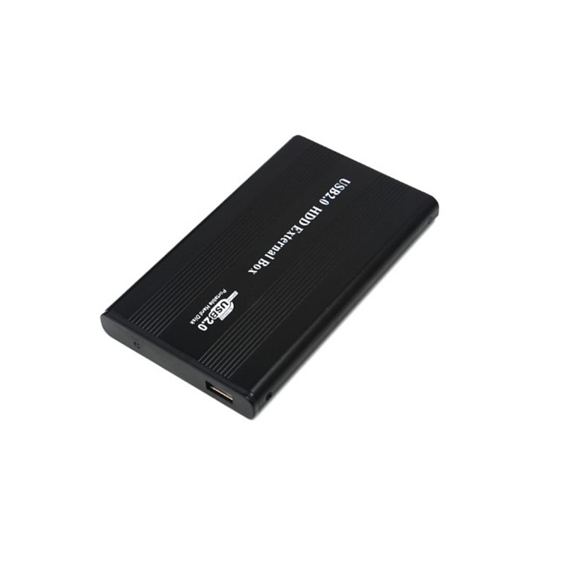 XT-XINTE USB 2.0 Notebook IDE Port Hard Drive Disk Enclosure Case External 2.5 inch HDD Box Caddy Aluminum Alloy for Laptop Computer PC