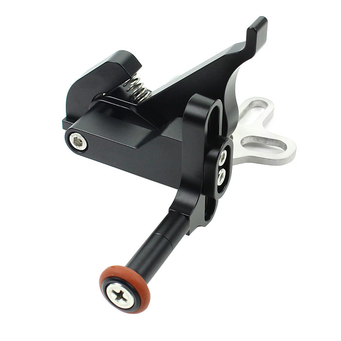 XT-XINTE CNC Aluminum Alloy Camera Dual Hand Holder Fill Light Arm with Ball Head Clamp For Photography/Sports Camera Diving Bracket StabilizerXINTE Lighting Arm Bracket Stabilizer Rig Extended Ball Head 1/4 Adjustable Screw CNC Aluminum Alloy Diving Photography for Gopro/Osmo Action/Xiaoyi/Tencent EKEN