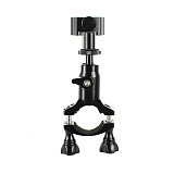 BGNING ​2 in 1 Bike/Motorcycle Handlebars Holder Mount with 360 Degree Tripod Ball Head and Frame Bracket for DJI OSMO Pocket Action Camera