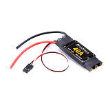 JMT 40A Brushless ESC 2-4S Speed Controller with 5V 3A BEC for Fixed Wing DIY RC Multi-axis Aircraft Drone Helicopter