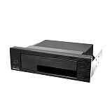 XT-XINTE Internal Single Bay Tray-Less Mobile Rack Enclosure LED Indicator Support Hot-swap for 2.5 3.5 Inch SATA HDD SSD Storage Box