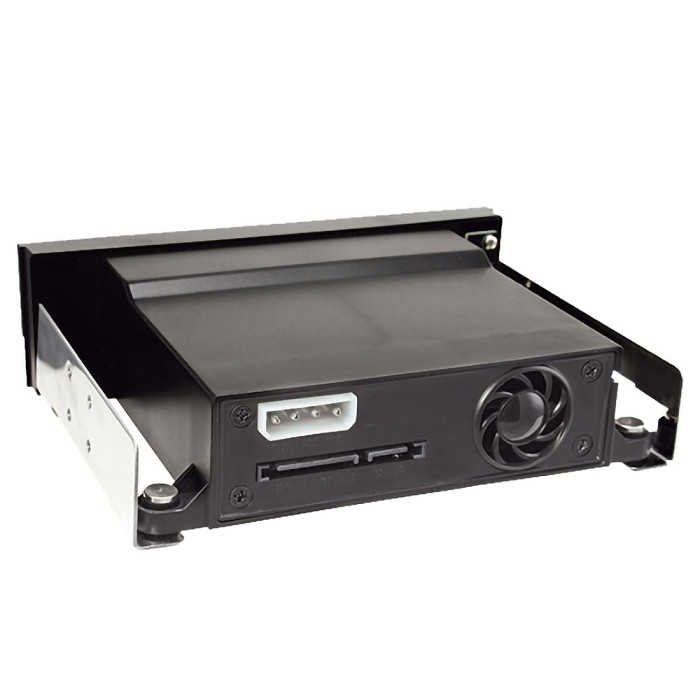 XT-XINTE Internal Single Bay Tray-Less Mobile Rack Enclosure LED Indicator Support Hot-swap for 2.5 3.5 Inch SATA HDD SSD Storage Box
