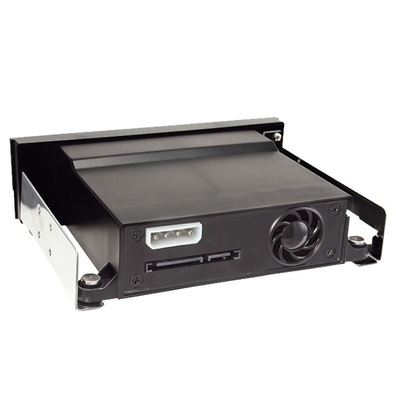 XT-XINTE Internal Single Bay Tray-Less Mobile Rack Enclosure LED Indicator Support Hot-swap for 2.5 3.5 Inch SATA HDD SSD Storage Box