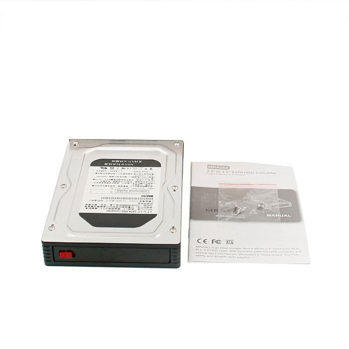 XT-XINTE 2.5 to 3.5 Inch Converter Box SATA III 6Gbps External Mobile Rack for 2TB 2.5  HDD SSD Hard Drive Storage Enclosure 101*25*146mm
