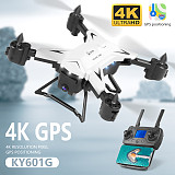 Feichao Pro Foldable GPS Drone KY601G 4K HD Camera 5G WIFI FPV Drone LED 2.4G 4CH 1.8km Long Distance 20 Mins Flight RC Quadcopter