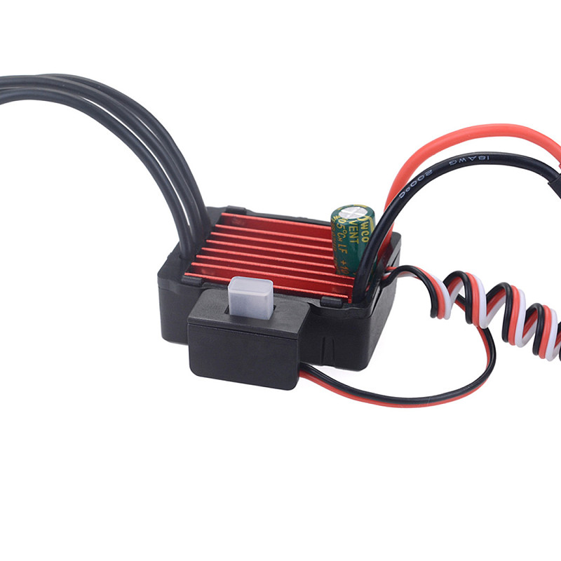 Surpass Hobby KK Waterproof 25A Brushless ESC 2S Electric Speed Controller for RC 1/16 1/18 1/20 RC Car 2030 2040 2430 2435 2440 2445 Motor