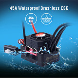 Surpass Hobby Waterproof Brushless Senseless Speed Controller 45A 60A 120A 150A ESC for 1/8 1/10 1/12 1/20 RC Car