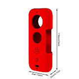 BGNING Sports Camera Protecting Case Silicone Case for Insta360 ONE X Panorama Camera Black / Red