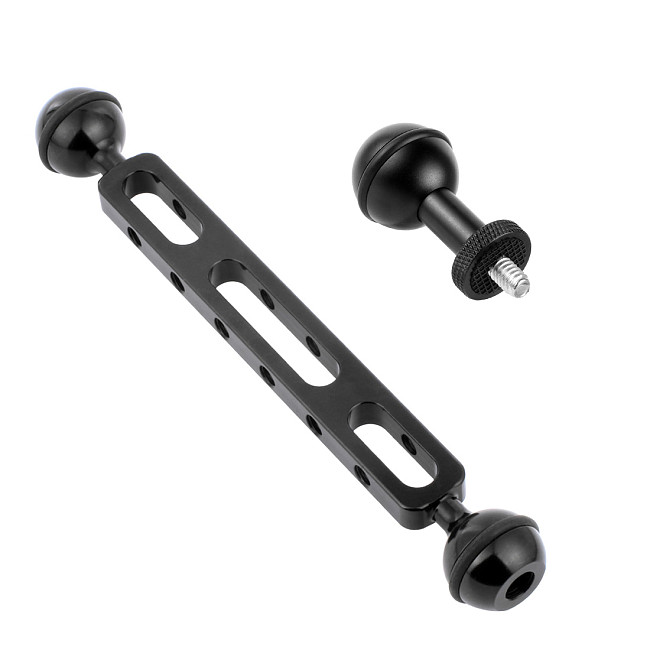 BGNING SLR Camera Diving Extention Arm with 1inch Ball Head Adapter for Gopro Hero Sport Action Camera Photography Underwater Photography