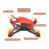 HGLRC ToothPick Parrot120 2-3S Micro FPV Racing Drone RTF with T8S Remote Controller 120mm Wheelbase F411 Flight Control 13A 4in1 ESC Racing Drone
