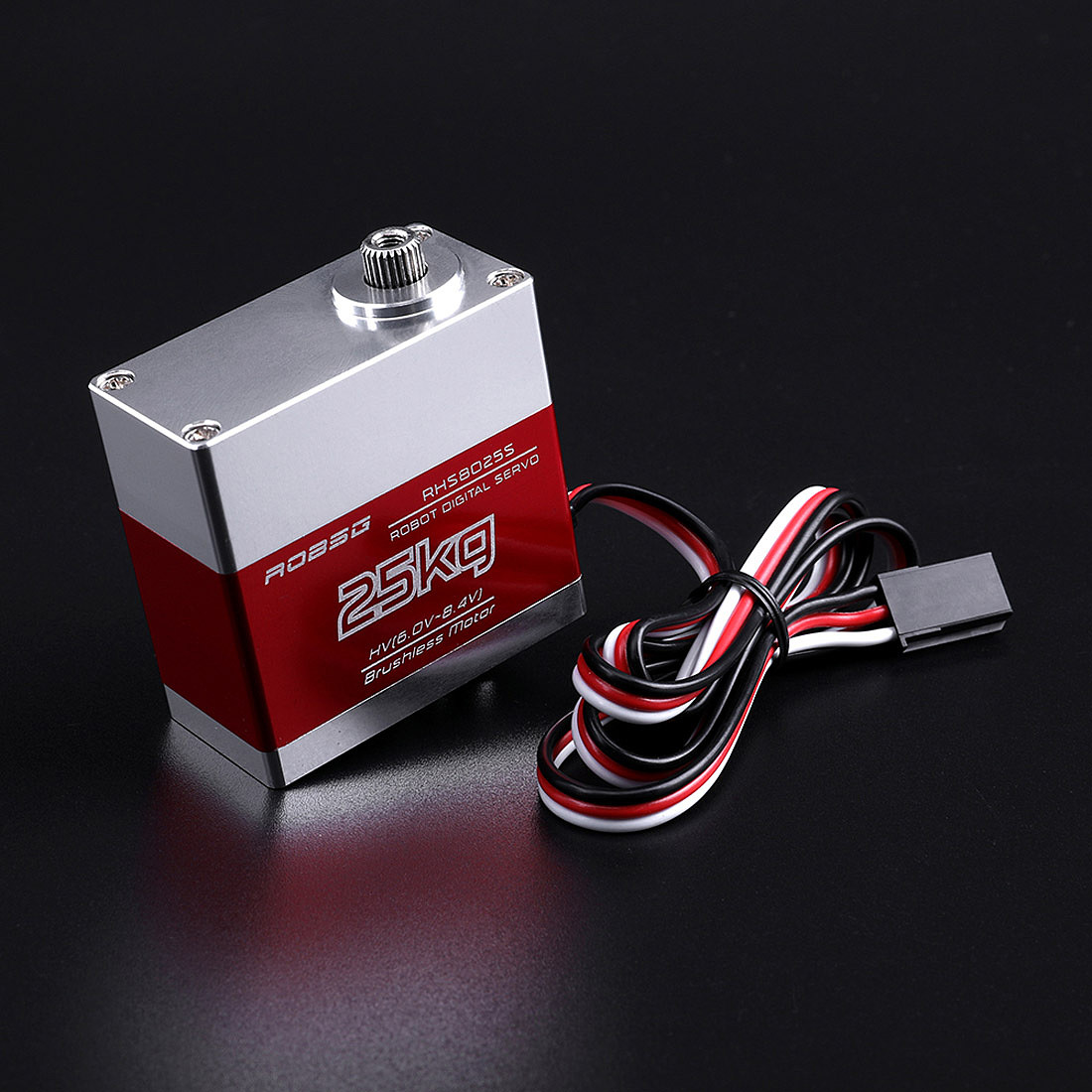 ROBSG RHS8025S 270 Degree Digital RC Servo 25KG Torque Waterproof Metal