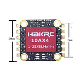 HAKRC HK10AX4 BLHeli_S 10A 1-2S 4 in 1 ESC Dshot600 for RC FPV Racing Drone