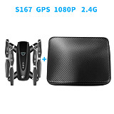Feichao S167 GPS Drone Foldable Camera 4K HD Selfie 5G RC Quadcopter WIFI FPV Off-Point Flying Gesture Photos Video Helicopter Mini Drone