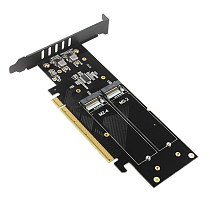 JEYI iHyper m.2 X16 FOR 4X NVME PCIE3.0 GEN3 X16 4 * NVME RAID PCI-E VROC CARD RAID CARD hyper M.2X16 M2X16 4X X4 NVME * 4 RAID