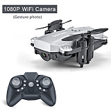 Feichao Mini Drone Quadcopter M9 Camera HD 1080P Wifi FPV Drone Foldable Altitude Hold RC Helicopter Smart Selfie Dron Kids Toy Gift
