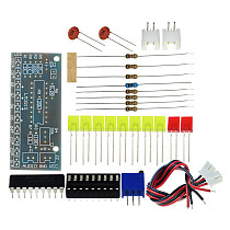 Feichao Electronic DIY Kit LM3915 Audio Level Indicator Production Suite DC 9V-12V Audio Indicator Suite