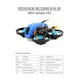  SPC Maker Mini Whale HD 78mm Micro F4 Flight Control 1103kv 10000 Motor Micro 12A 4in1 ESC 5.8G 25MW-100MW 40CH VTX RunCam Split Mini2 FPV Racing Drone
