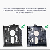 JEYI Pcb95 Optical Drive Hard Drive Bracket PCB SATA to Slim SATA Optical Caddy Empty SATA3 for Lenovo 320 310 510 110 Series