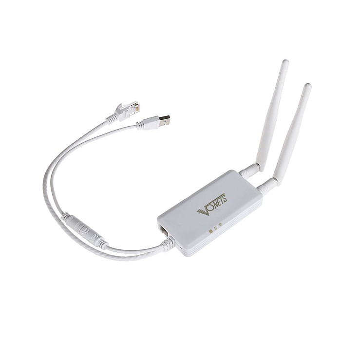 Vonets VAP11S 5G WiFi Wireless Networking Router and Bridge Router WiFi Repeater 900Mbps Wireless to Wired for Camera Surveillance Video Transmission