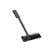 ADT-Link M.2 Key M NVMe External Graphics Card Stand Bracket with PCIe3.0 X4 to Thunderbolt 3 Riser Cable PCI-Express External Adapter Cable EGPU Adapter 25cm 50cm 32Gbs for ITX STX NUC
