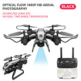 Feichao ​KY909 4K HD Camera Drone FPV WIFI Optical Flow RC Positioning Quadcopter Drone Folding Altitude Waiting Long Battery Life Children's Toys