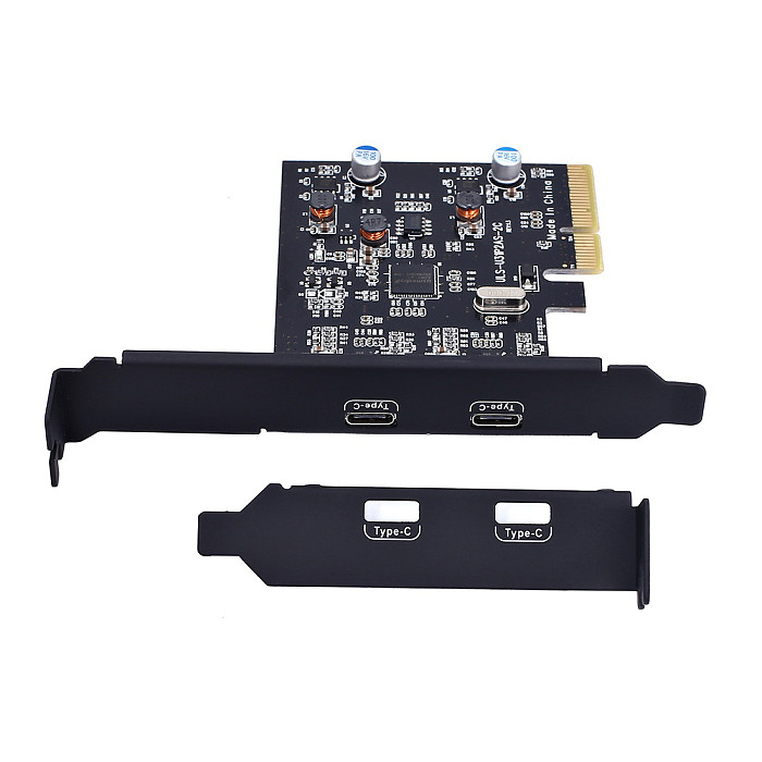 XT-XINTE Add on Card USB 3.1 Dual 10Gbps 2x Type-C PCI Express Riser Card Port Expansion Adapter for Mac Pro Miner Windows