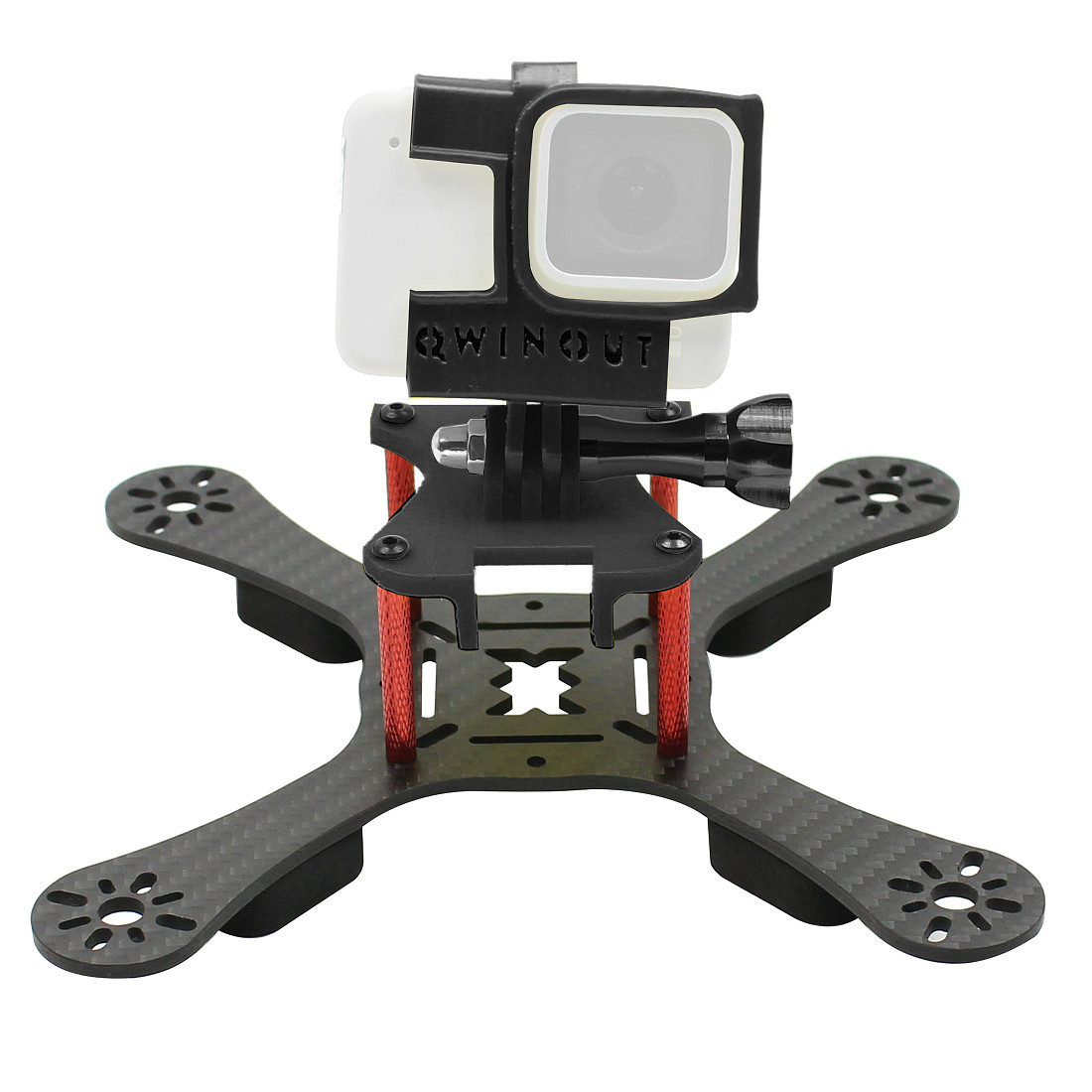 QWinOut ONE180 Carbon Fiber FPV Racing Drone Frame Kit with 3D Print ...