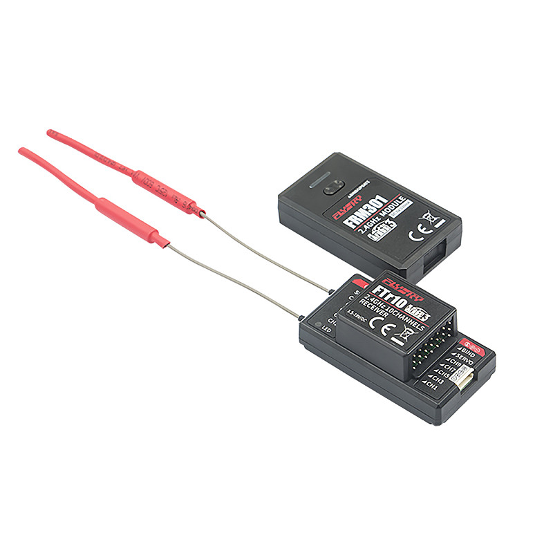 FlySky FTR10 2.4G 10CH PWM AFHDS 3 RC Receiver Support i-BUS/S-BUS/PPM Output for RC Drone