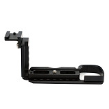 BGNing Aluminum Vertical Shoot Hand Grip with Hot Shoe For Ilce-6400L 6400M A6400 Quick Release L Plate Camera Bracket Holder
