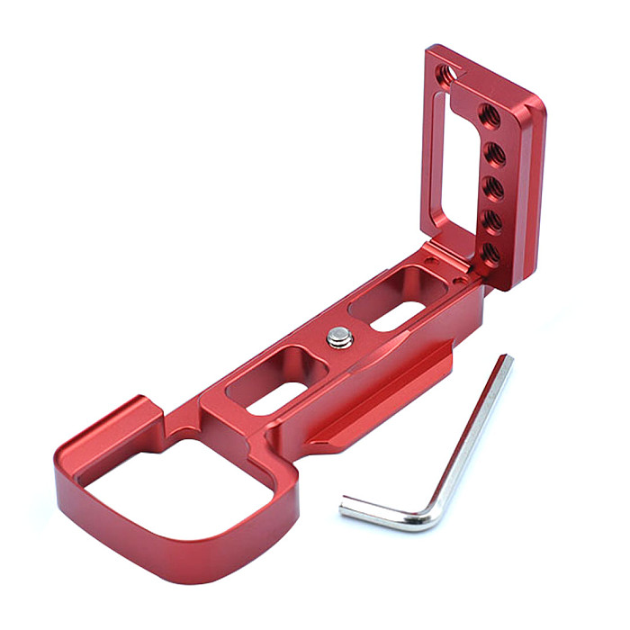 BGNing Aluminum Vertical Quick Release L Plate/Bracket Holder Hand Grip Mount Adapter for Sony Alpha ILCE-6400L ILCE-6400M A6400
