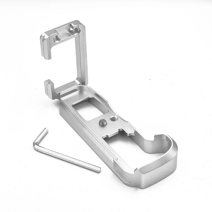 BGNing Aluminum Vertical Quick Release L Plate for Canon EOSM50 Tripod Head Mount Bracket Holder Hand Grip Base Handle for M50