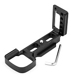 BGNing Aluminum Vertical Quick Release L Plate/Bracket Holder Hand Grip Mount Adapter for Sony Alpha ILCE-6400L ILCE-6400M A6400