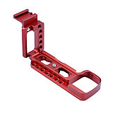 BGNing Aluminum Vertical Shoot Hand Grip with Hot Shoe For Ilce-6400L 6400M A6400 Quick Release L Plate Camera Bracket Holder