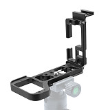 BGNing Aluminum Quick Release L Plate Bracket Holder Hand Grip with Hot Shoe for Sony A7R4 a7R IV A7M4 Camera for DJI Gimbal