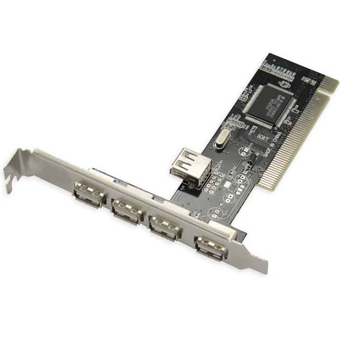 XT-XINTE USB 2.0 4 Ports 480Mbps High Speed PCI HUB Controller PCI to USB2.0 Card Adapter for Desktop PC Computer dropship Wholesale