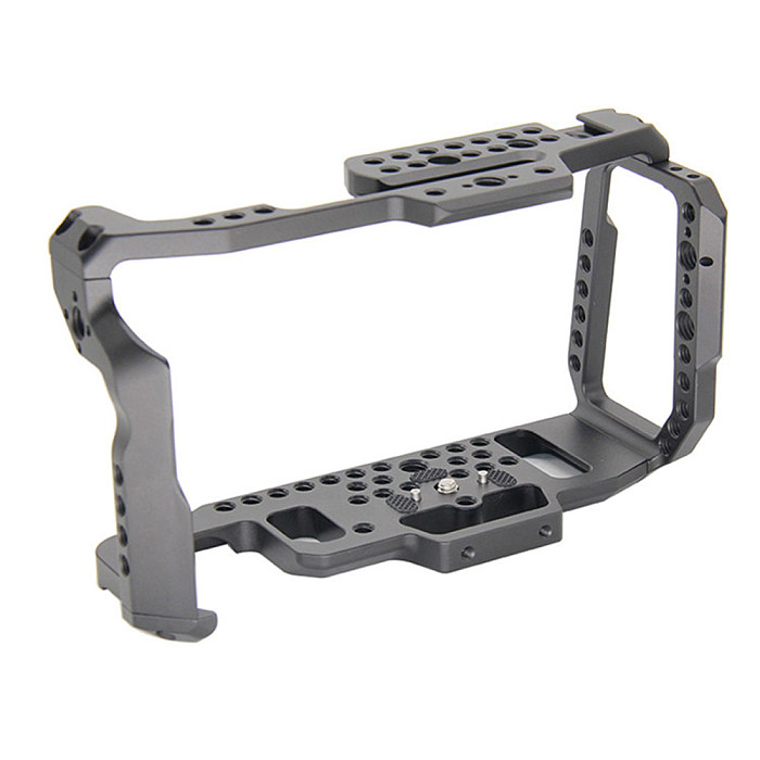 BGNING Aluminum Camera BMPCC Cage for Blackmagic 4K 6K Design Pocket Cinema Full Frame Camera with Shoe Guide Cool Mounting Photography